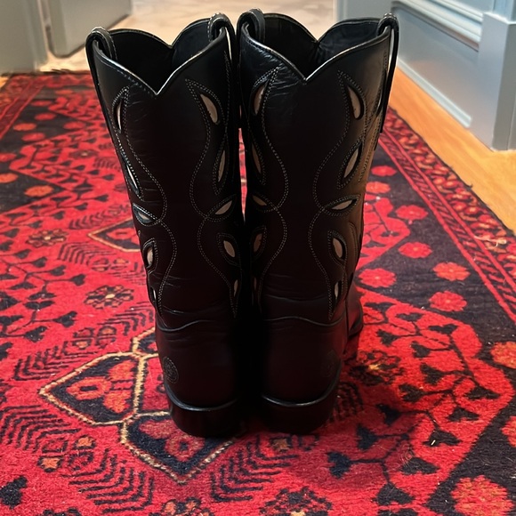 Ranch Road Sagebrush Black Boots - 6.5 - Picture 12 of 16
